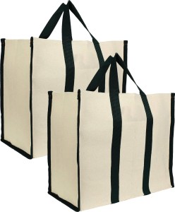 Pentbuns Grocery Canvas Bag set of 2 Pack of 2 Grocery Bags Price in India  - Buy Pentbuns Grocery Canvas Bag set of 2 Pack of 2 Grocery Bags online at