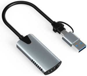 microware HDMI to USB 3.0 3.1 video capture 2 in 1 Audio and Video Capture Card Media Streaming Device microware Flipkart