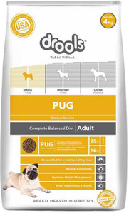 Drools pug for puppy 4kg supplement Chicken 4 kg Dry Young Dog