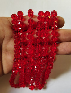 Maroon crystal new arrivals beads