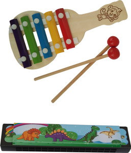 Homekrafts Wooden single small size xylophone and single mouth organ musical toys set Wooden single small size xylophone and single mouth organ musical toys set Buy Xylophone Musical Toy for
