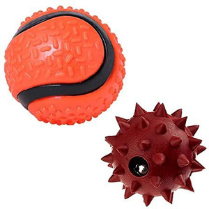 Pet Guard Big Rubber Chew Hard Dog Ball Toy Rubber Spike Ball