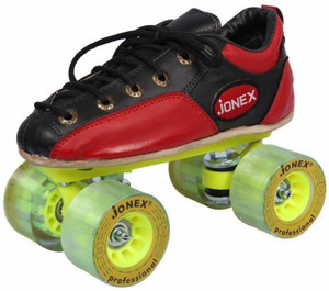 JJ Jonex Professional Series Fix Body Leather Shoe Hyper Roller Skates Size 4 Boot Size 24 cms With Synthetic Wheels With Bag Quad Roller Skates Size 4 UK Buy JJ