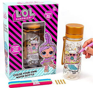 LOL Surprise Color Your Own Water Bottle By Horizon Group USA 213088 7.9 inch Color Your Own Water Bottle By Horizon Group USA 213088 Buy Doll toys in India. shop for