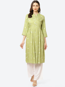 Buy Kurti S Women Striped Flared Kurta Online at Best Prices in India Flipkart