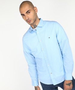 Tommy hilfiger store sky blue shirt
