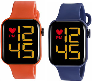 Red led wrist watch on sale