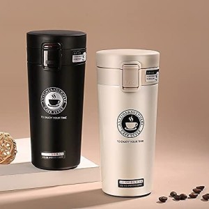 Nirency Vacuum Insulated Travel Coffee/Tea Sipper Flask tumbler