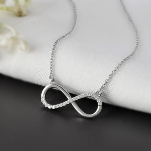 Infinity shaped sale pendant