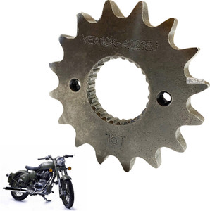 Dhe Best Bike Front Gear Box Sprocket 16 teeth Black for Royal