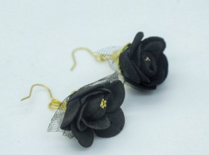 Buy MetallicaAlchemy Gothic Wounded Love Black Rose  Thorned Heart Earrings  Online at desertcartINDIA