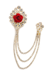 HYK White Flower Broach Brooch Price in India Buy HYK White