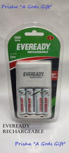 Eveready rechargeable outlet battery