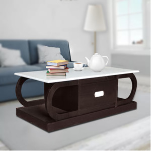 ELTOP Engineered Wooden Furniture Center Tea Table with Engineered