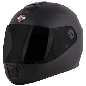 Steelbird SBH-11 7Wings Dashing Full Face Helmet Black Motorbike Helmet