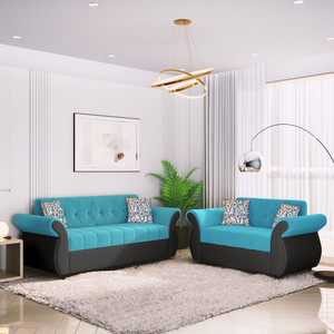 Bharat Lifestyle Alina Fabric 3 2 Sofa Set Price in India Buy