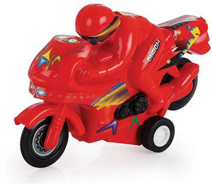 TECHZAGE Pull Back Famous Dhoom Bike Toy for Kids Pull Back