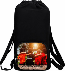Benicia Friends Print Cotton Canvas Tution Backpack Exam Bag For Boys Girls 15 L Backpack Red Price in India Flipkart