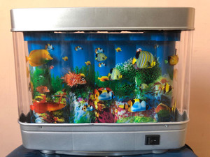 Aquarium lamp with fish ocean 2025 in motion