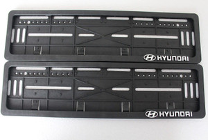 Hyundai number plate on sale frame