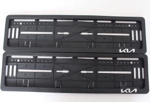 Kia seltos number plate best sale frame