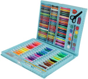 150 Pcs Art Supplies for Kids Colors Crayon with Portable Art Box for  Drawing Painting and More Birthday Gift NEW 2022