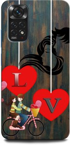 GRAFIQE Back Cover for REDMI Note 11T 5G LV, L Love V, V Love L, L Letter, V  Letter, LV Name : : Electronics