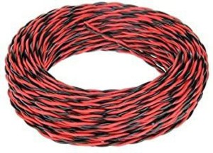 Smuf PVC Insulated 0.75mm Double Core Flexible Copper Wire & Cable For  Household 1 sq/mm Red, Black 80 m Wire Price in India - Buy Smuf PVC  Insulated 0.75mm Double Core Flexible