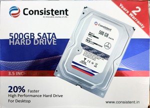Consistent 500 GB HDD 500 Desktop Internal Hard Disk Drive (HDD) (CT3500SC) - Consistent Flipkart.com
