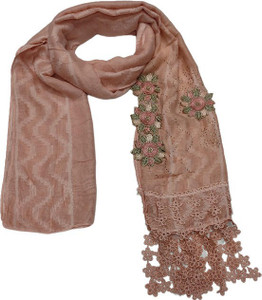 MuHeNeRa Embroidered Cotton Blend Women Stole Buy MuHeNeRa