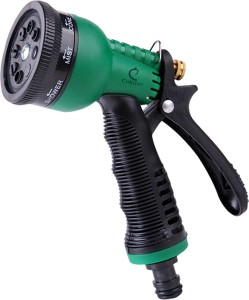 CUROVIT ABS 7 Pattern Adjustable High-Pressure Garden Sprayer for Water Plants/Car Wash Watering Wand