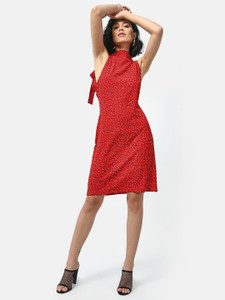 Koovs red dress top
