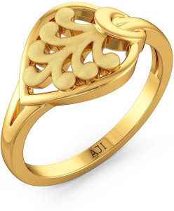 Joyalukkas Pretty Leaflet Kids 22kt Yellow Gold ring Price in