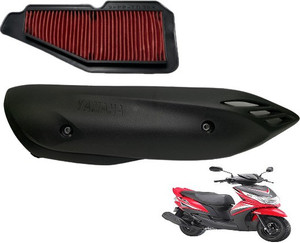 Digital Craft RAY Z SILENCER GUARD . AIR FILTER COMBO Bike Exhaust