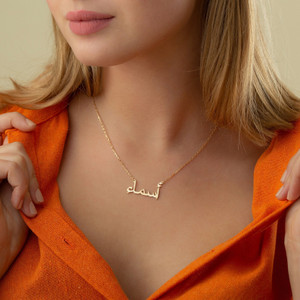 jeluxa Urdu Gold Plated Custom Name Pendant Necklace for gifts Rhodium Plated Stainless Steel Necklace Price in India Buy jeluxa Urdu Gold Plated Custom Name Pendant Necklace for gifts Rhodium Plated