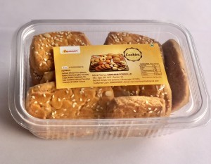 HARNAAM'S Till Biscuits - Bakery Baked Tasty Till Cookies - 3 Packs of 250 Grams Cookies