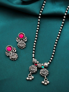 Silver kolhapuri new arrivals mangalsutra