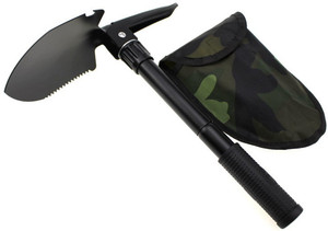 Folding shovel shop pick axe