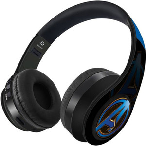 macmerise Marvel Avengers Endgame Logo Blue Bluetooth Headset