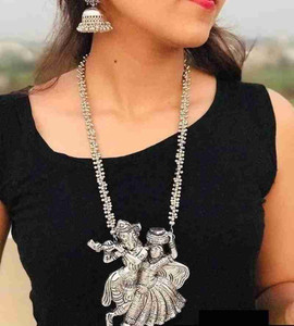 Rautela Creation Radha Rani Necklace Alloy Necklace Set Price in