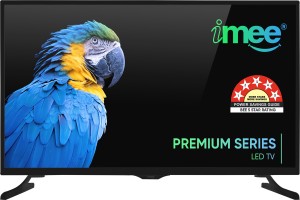 iMEE Premium 80 cm (32 inch) HD Ready LED Smart Android TV with with SRS Surround Sound (BEE 5 Star)(PREMIUM-32S-Black)