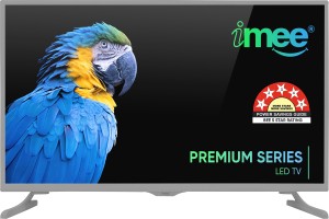 iMEE Premium 80 cm (32 inch) HD Ready LED Smart Android TV with with SRS Surround Sound (BEE 5 Star)(PREMIUM-32S-Steel Gray)