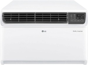LG 1 Ton 5 Star Window Dual Inverter AC with Wi-fi Connect  - White(PW-Q24WUZA, Copper Condenser)