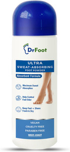 Dr Foot Ultra Sweat Absorbing Foot Powder 100Gm Price in India Buy Dr Foot Ultra Sweat Absorbing Foot Powder 100Gm online at Flipkart