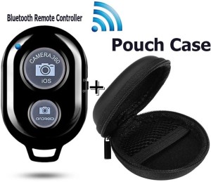 Wireless Bluetooth Camera Shutter Remote Control Clicker for Smartphones -  Create Amazing Photos and Selfies - Compatible with All iOS and Android  Devices with Bluetooth 