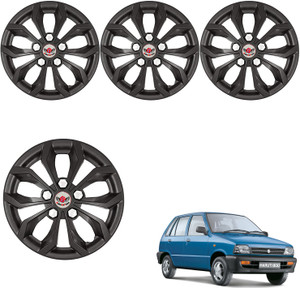 CuboDePlato Wc visnBlk 12In Maruti800 Wheel Cover For Maruti 800