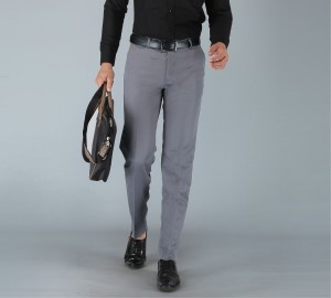Decible Regular Fit Men Grey Trousers