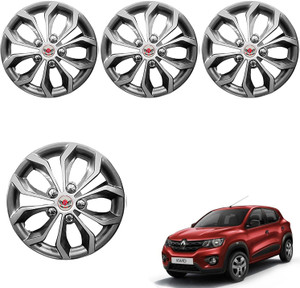 CuboDePlato Wc visnSlvr 13In Renault Kwid Wheel Cover For Renault
