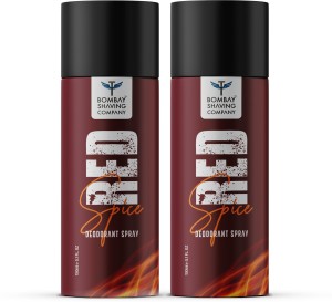 BOMBAY SHAVING COMPANY Red Spice 150ml x 2 Combo Deodorant Spray  -  For Men