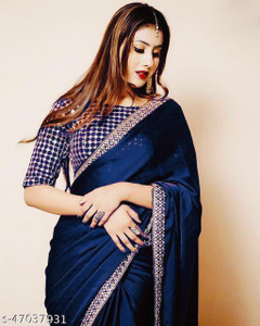 Plain sarees online flipkart online